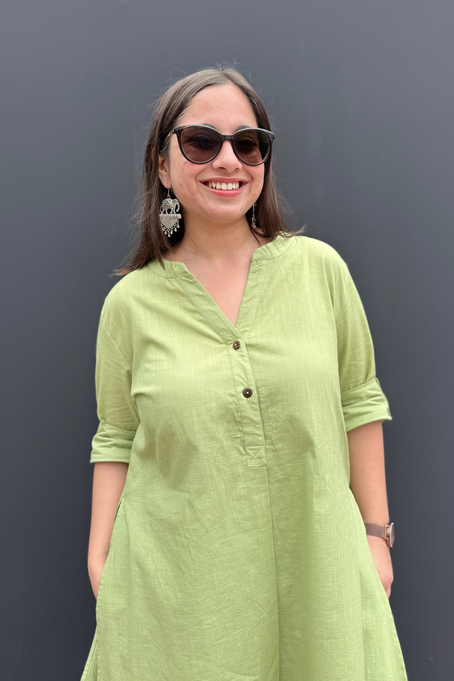 Pista Green Kurta Co-ord Set