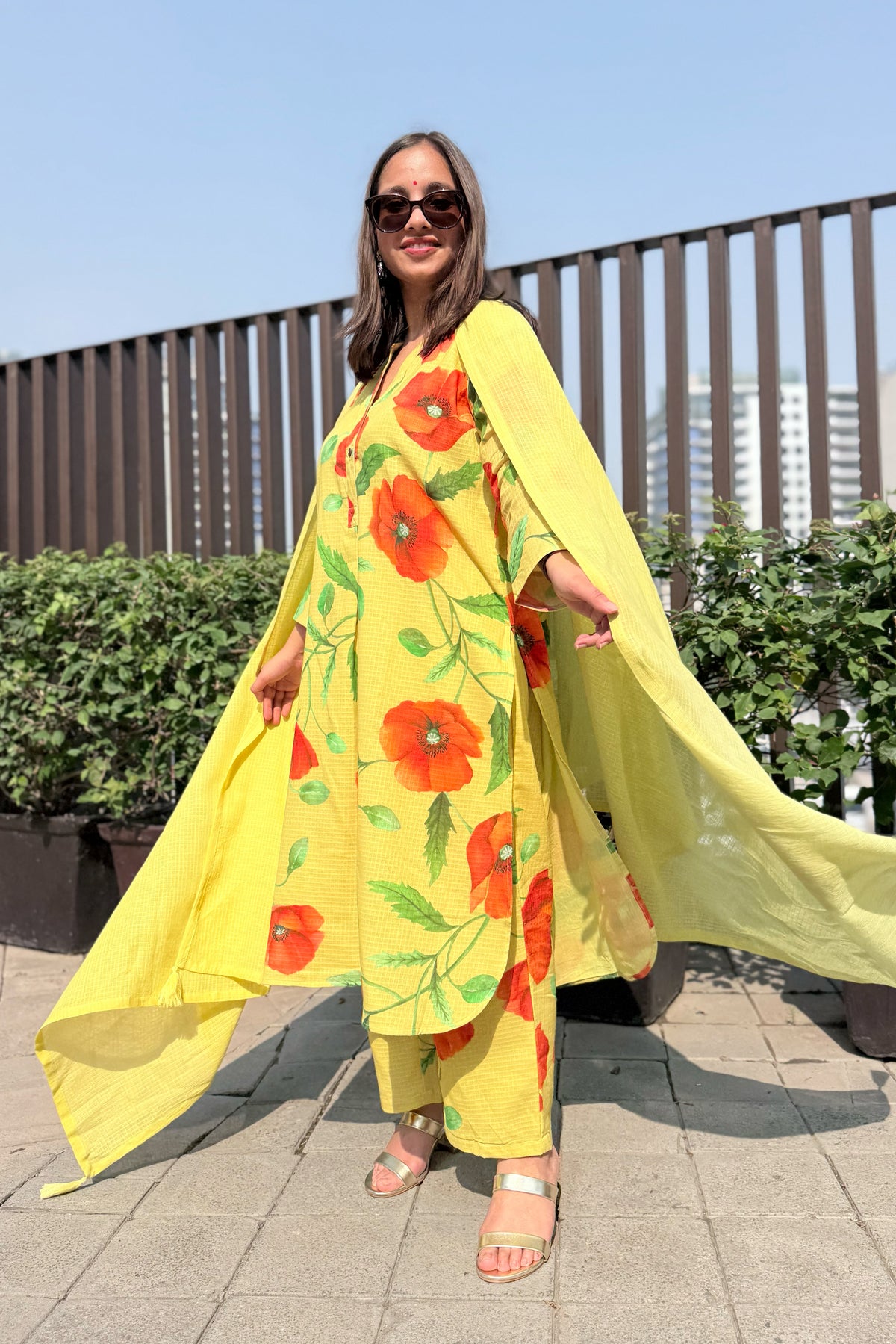 Poppy Garden Kurta Set