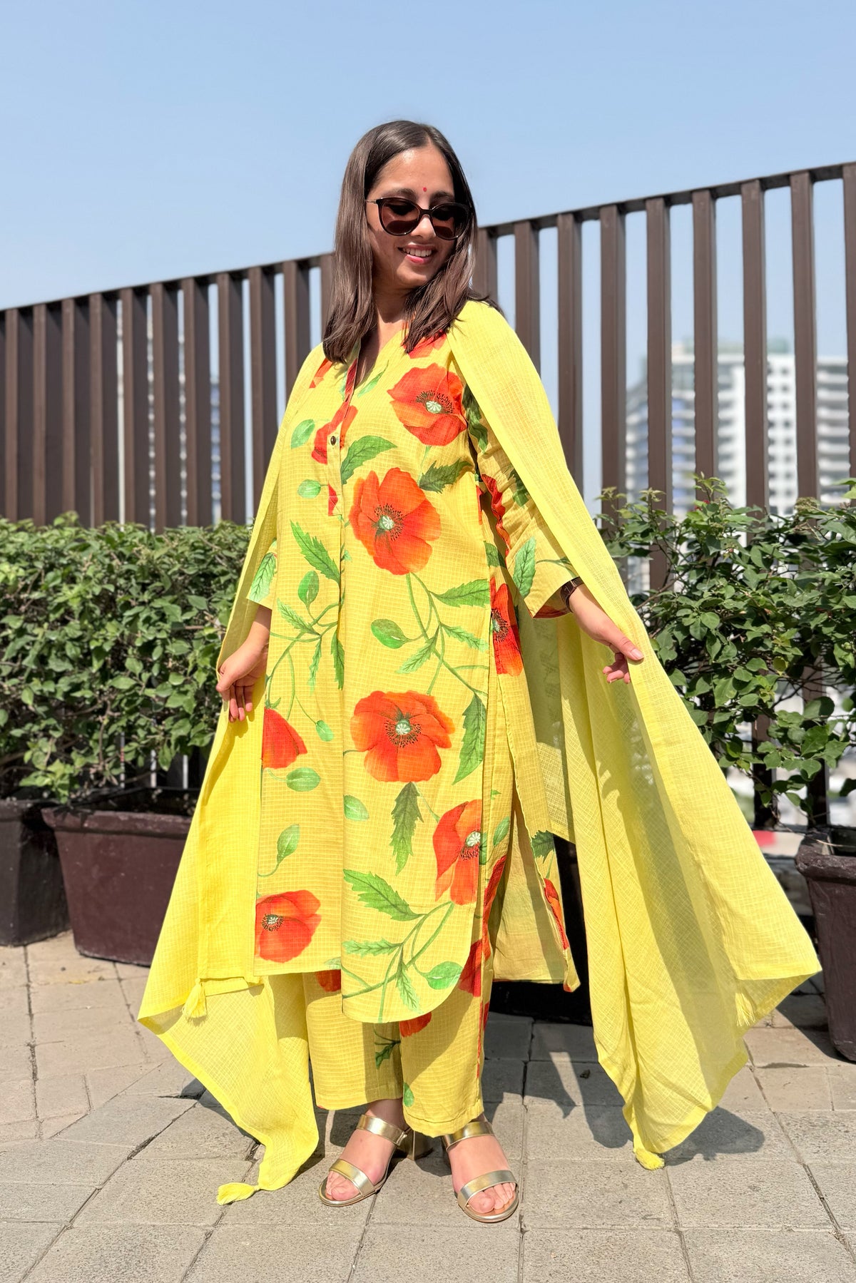 Poppy Garden Kurta Set