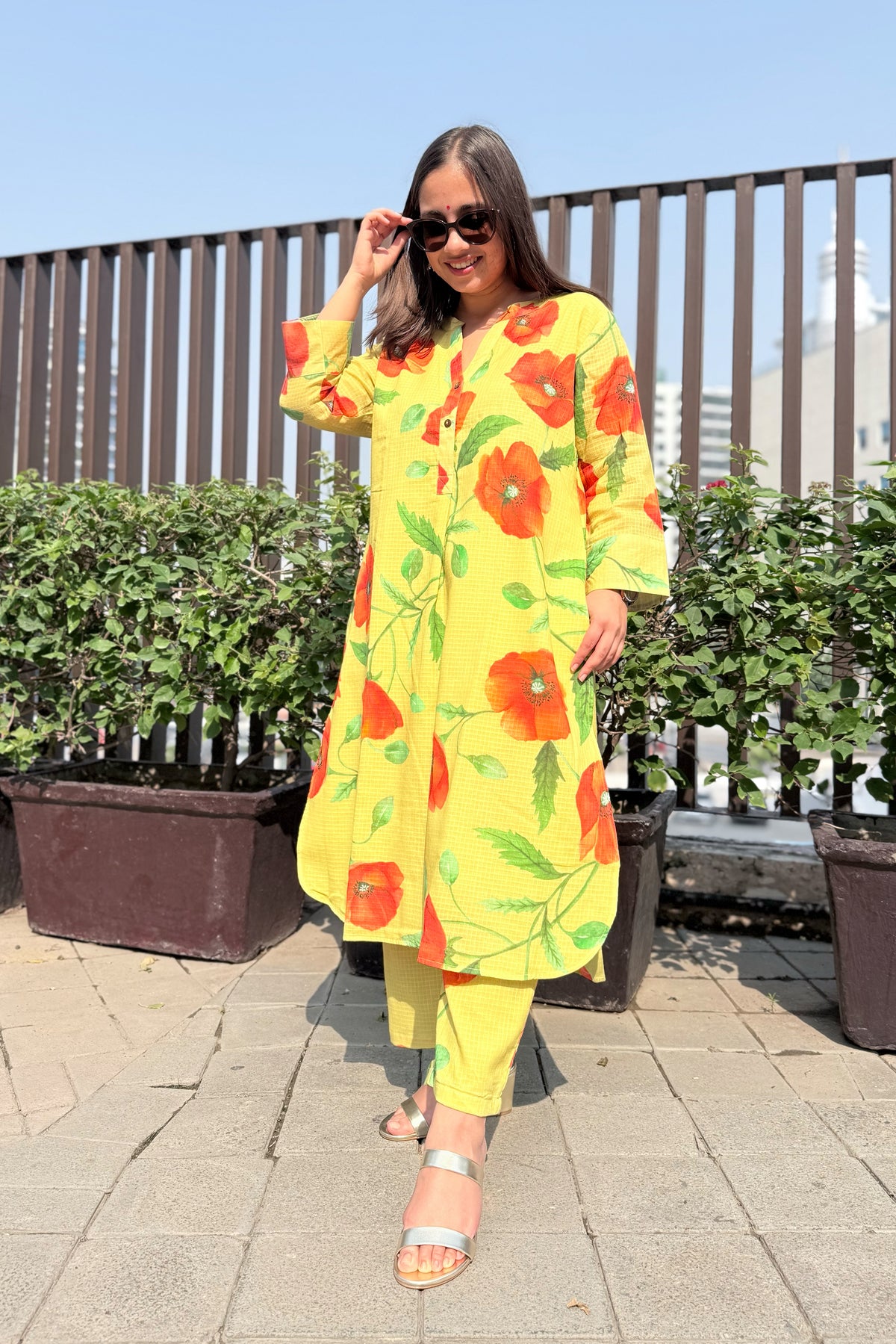 Poppy Garden Kurta Set