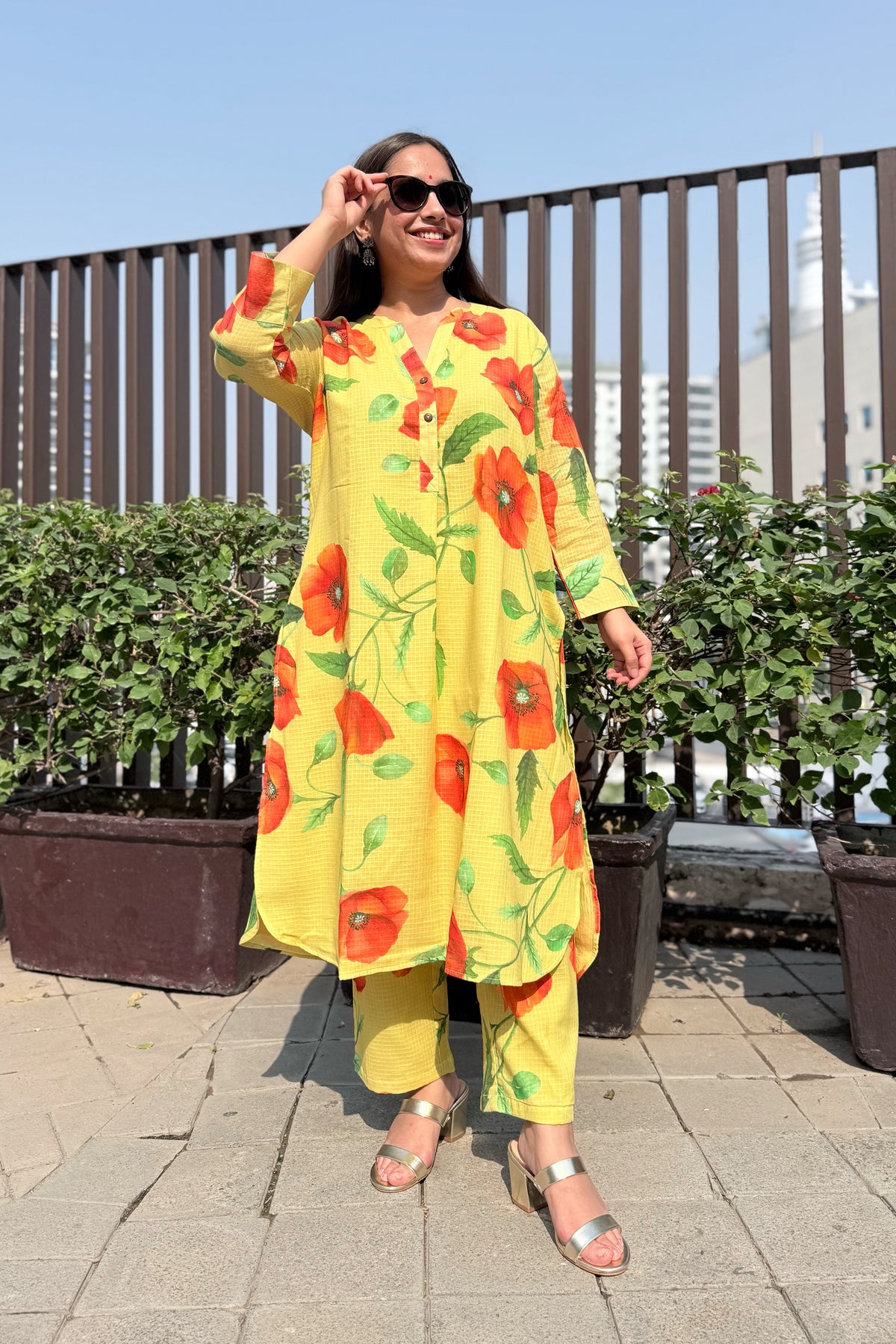Poppy Garden Kurta Set