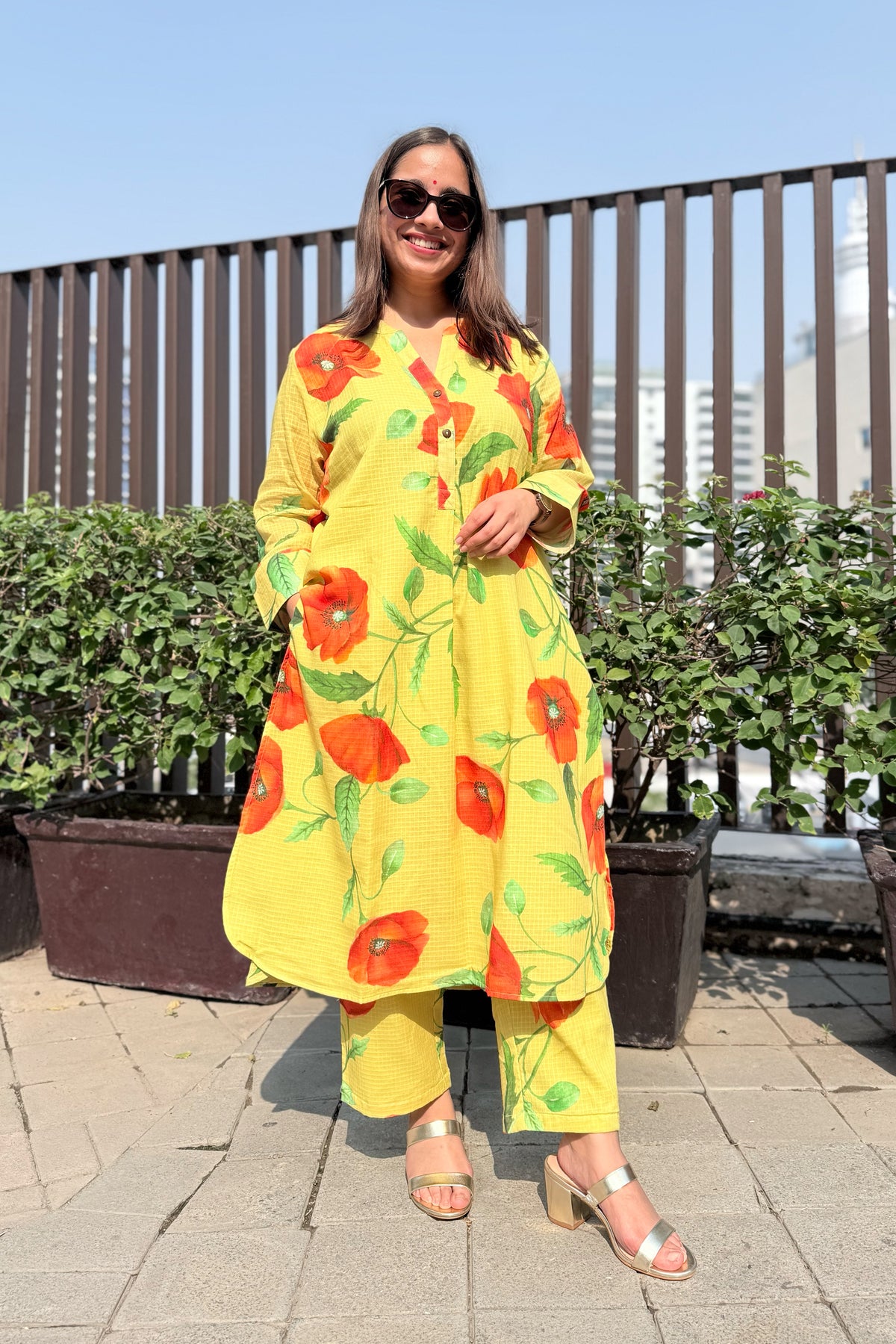 Poppy Garden Kurta Set