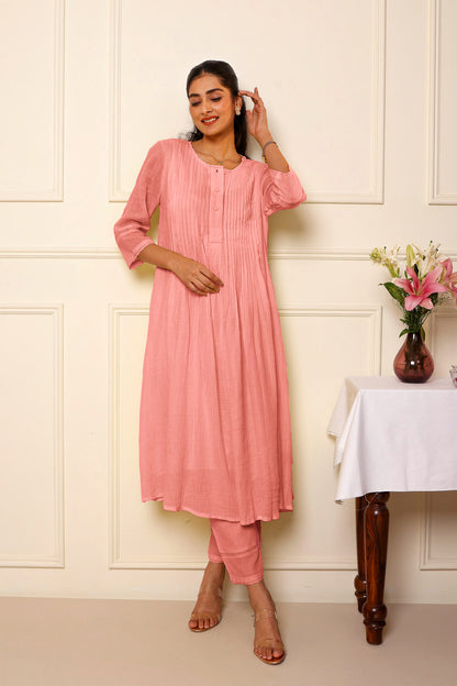 Soft Blush Kurta Set