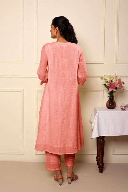 Soft Blush Kurta Set