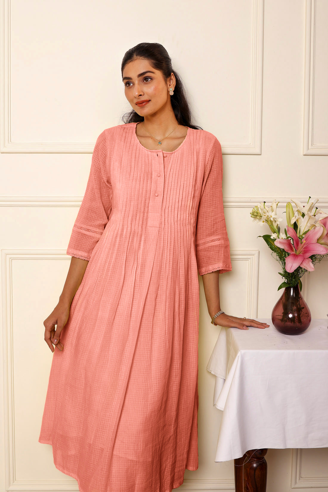 Soft Blush Kurta Set