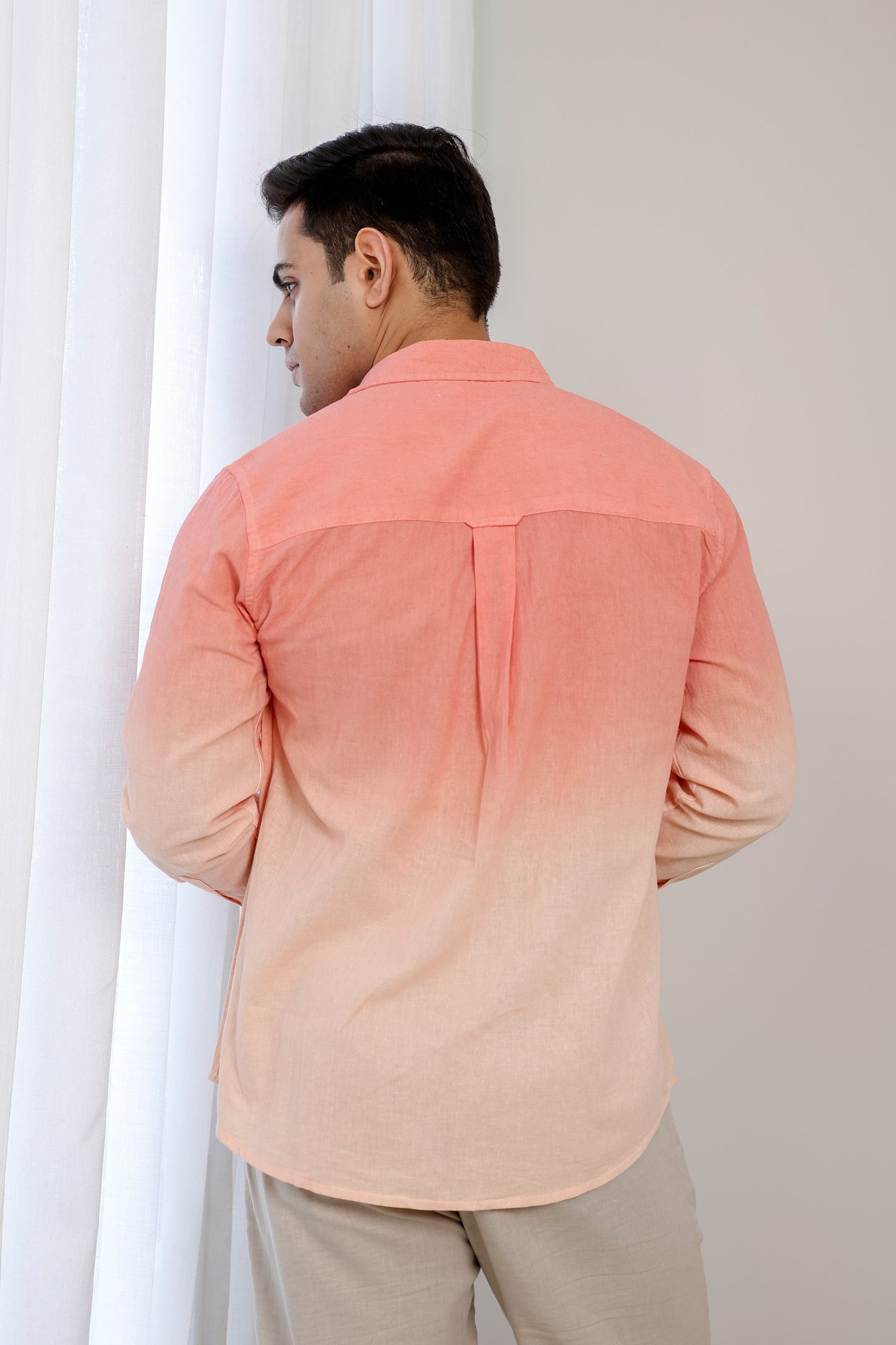 Peach Please Full Sleeve Shirt