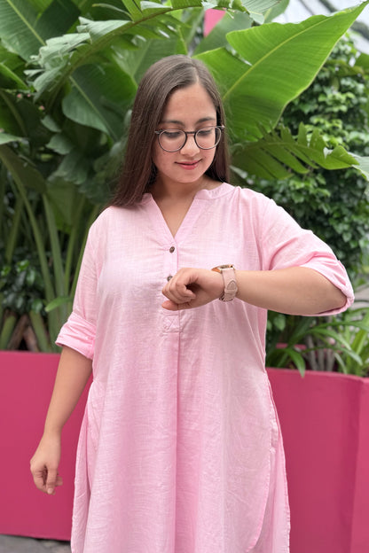 Petal Pink Kurta Co-ord Set