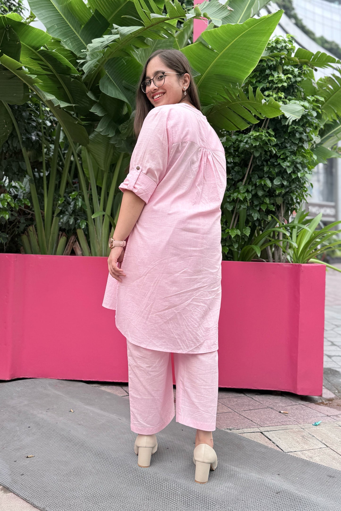 Petal Pink Kurta Co-ord Set