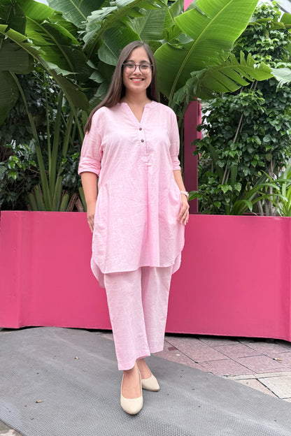 Petal Pink Kurta Co-ord Set