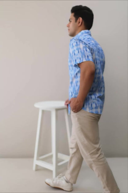 Blue Lagoon Half Sleeve Shirt