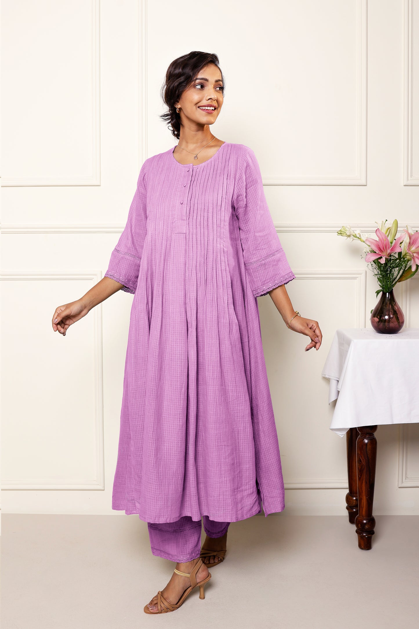 Whispering Lavender Kurta Set