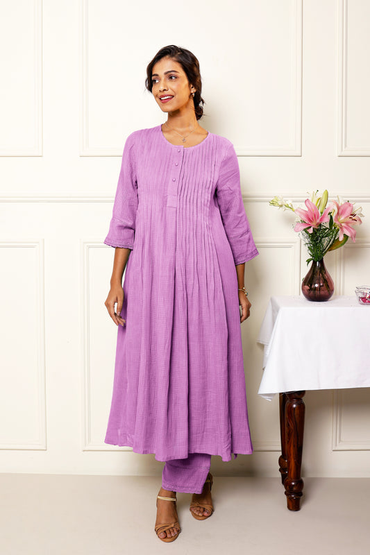 Whispering Lavender Kurta Set