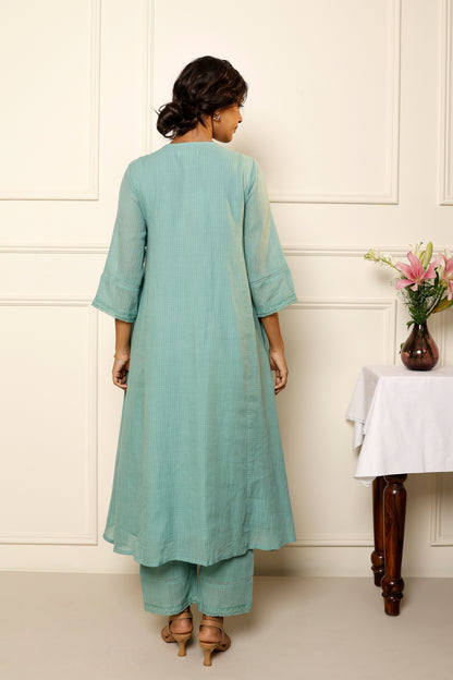 Aasmani Kurta Set