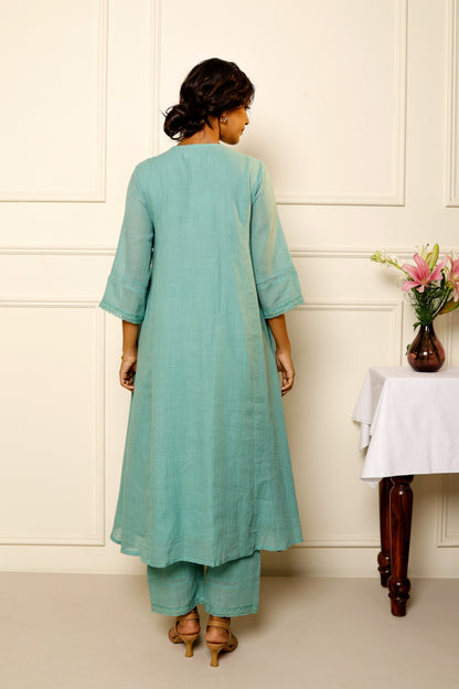 Aasmani Kurta Set