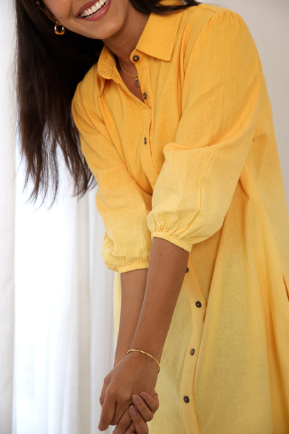 Pina Colada Shirt Dress